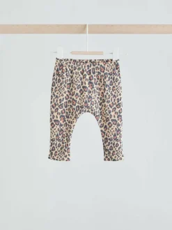 Next Neutral Animal Baby Denim Jacket, Top and Leggings Set 3 Piece (0mths-2yrs) New