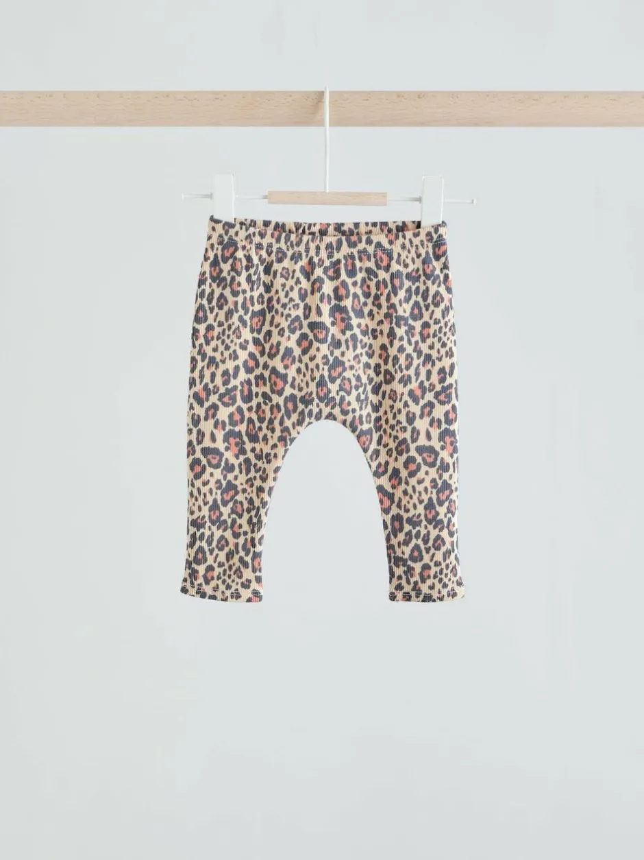 Next Neutral Animal Baby Denim Jacket, Top and Leggings Set 3 Piece (0mths-2yrs) New