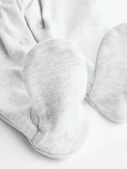 Next Neutral Baby 100% Cotton Sleepsuits 3 Pack (0-2yrs) Sale