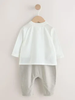Next Baby Occasion Romper (0mths-2yrs) Neutral New