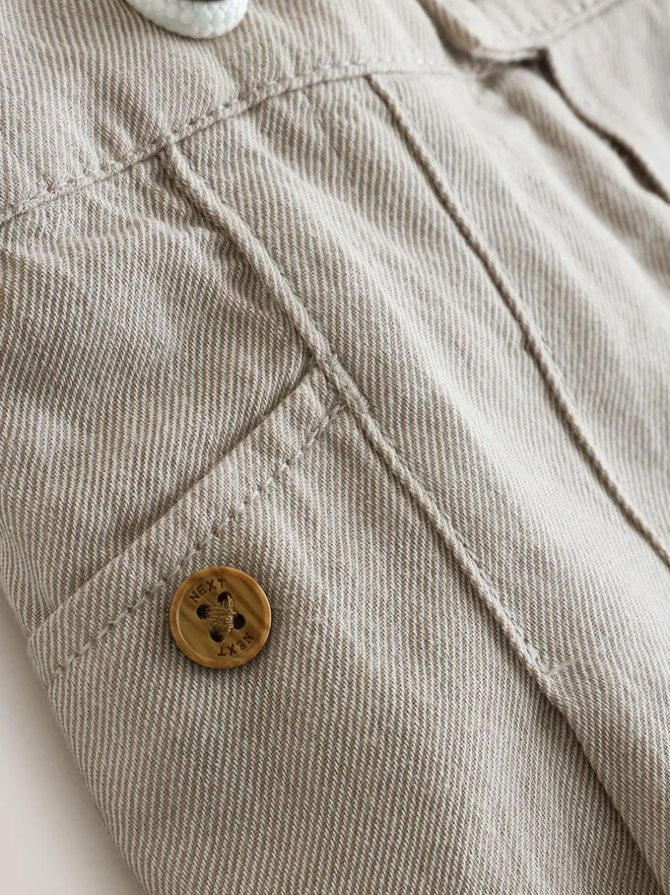 Next Neutral Baby Shirt Trousers and Braces Set 3 Piece (0mths-2yrs) Hot