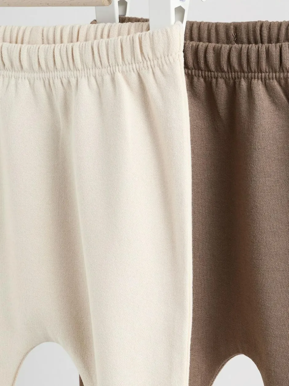 Next Neutral Bear Baby 100% Cotton Leggings 2 Pack (0mths-2yrs)