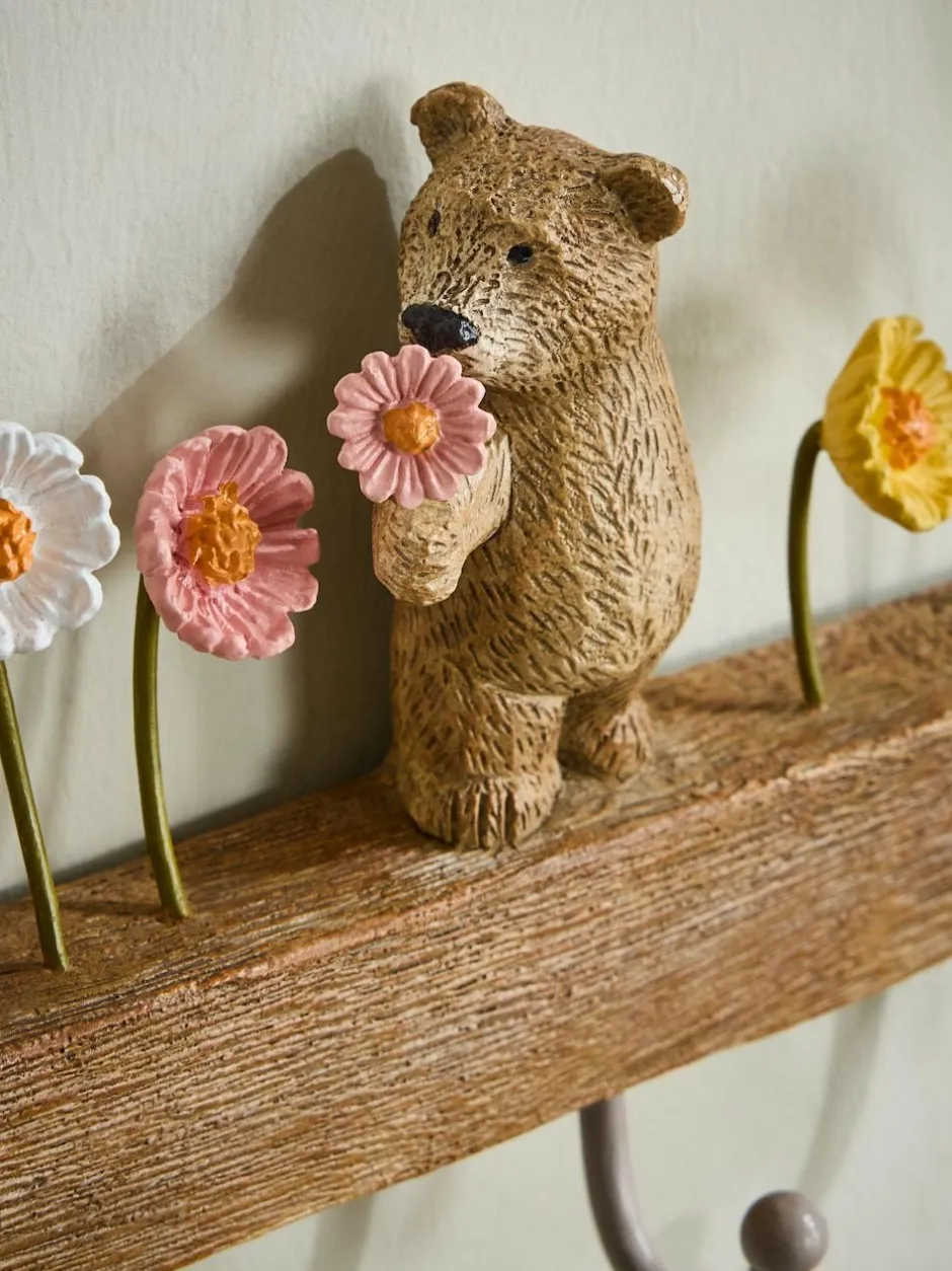 Next Neutral Bertie Bear Coat Hooks Clearance