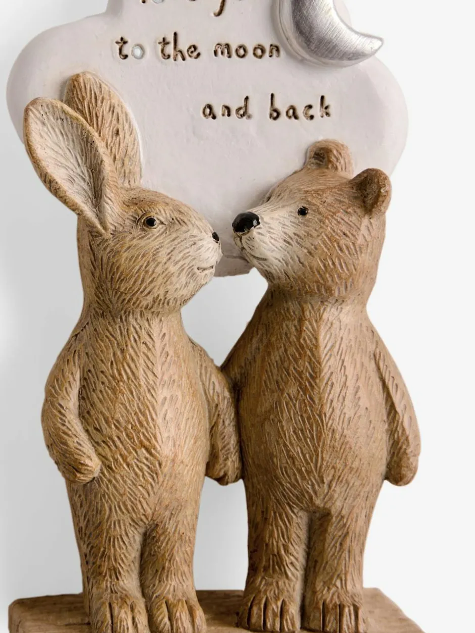 Next Neutral Bertie The Bear Love You To The Moon Hanging Decoration Best