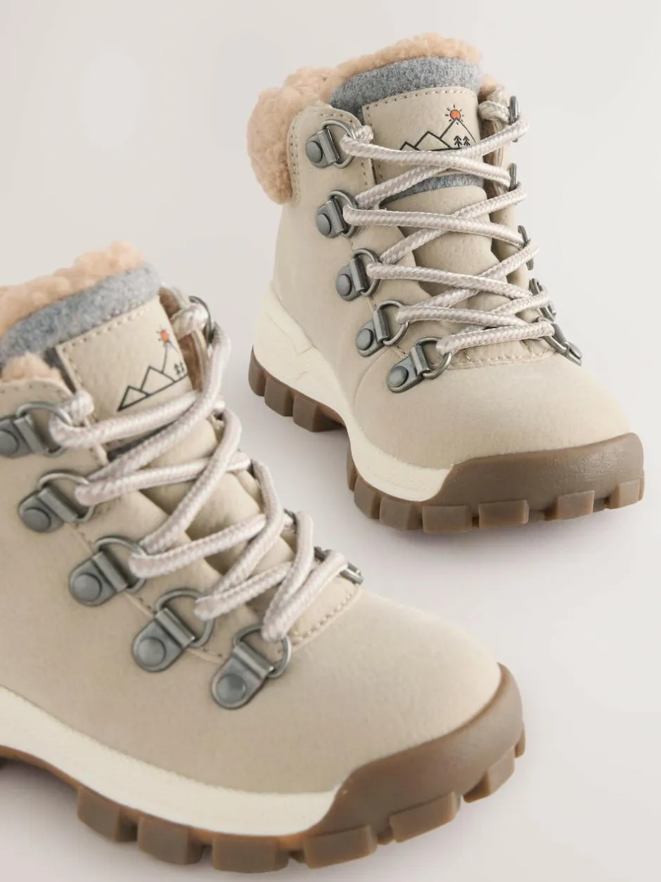 Next Thermal Thinsulate™ Lined Hiker Boots Neutral Borg Best