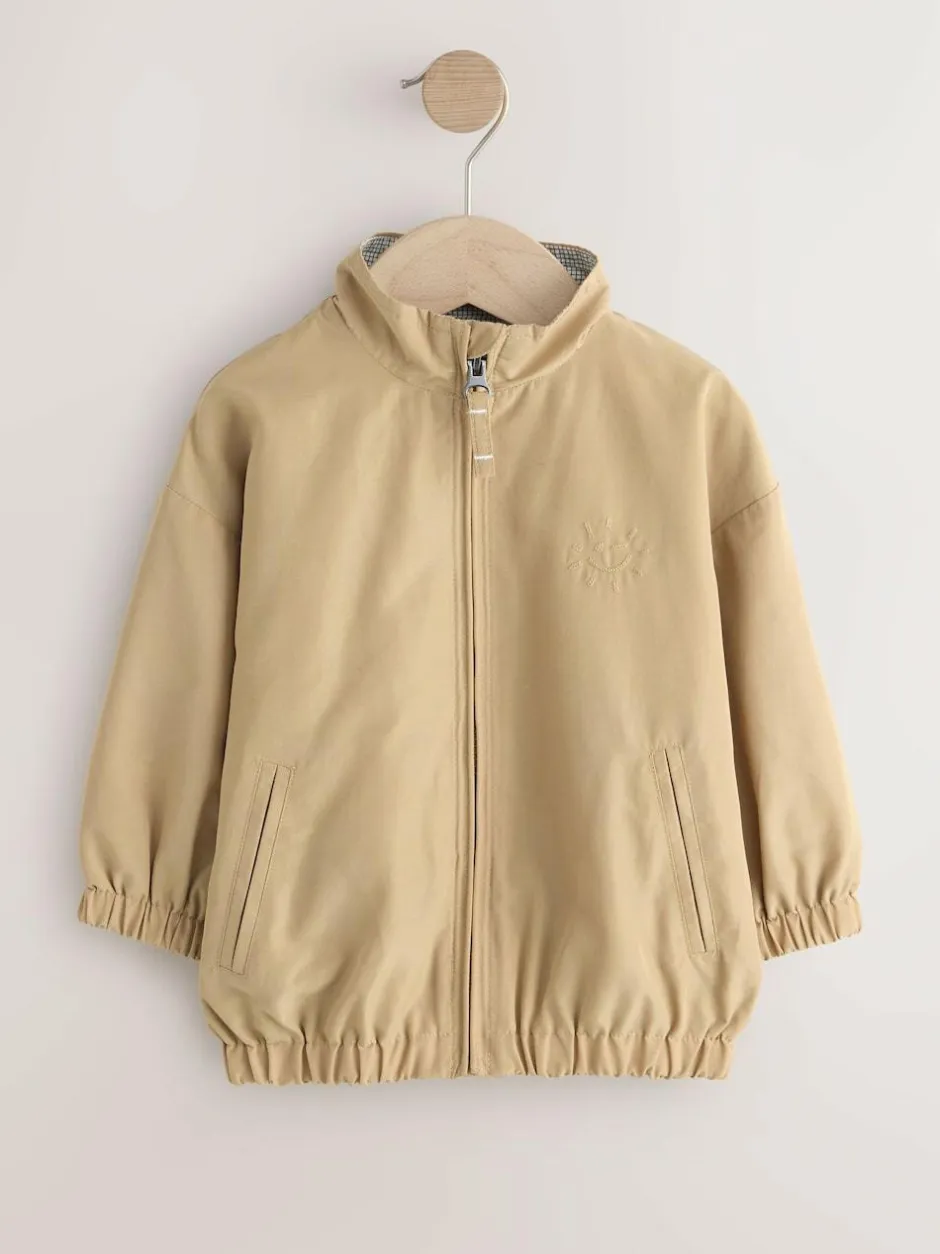 Next Neutral Collared Coach Jacket (3mths-7yrs) New