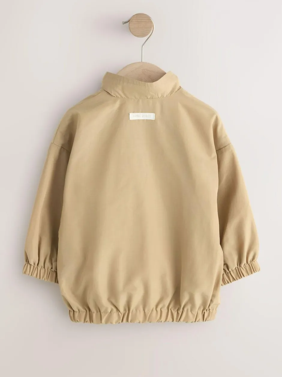 Next Neutral Collared Coach Jacket (3mths-7yrs) New
