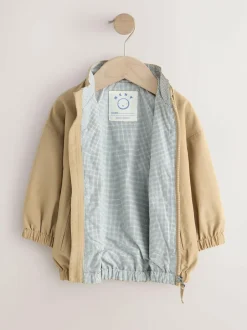 Next Neutral Collared Coach Jacket (3mths-7yrs) New