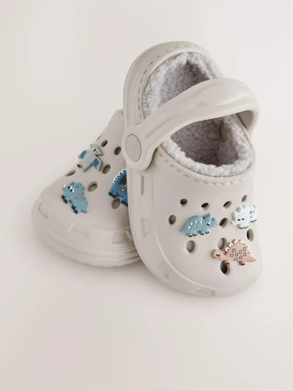Next Slipper Clogs Neutral Dinosaur