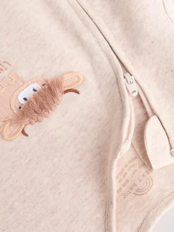 Next Neutral Hamish Baby 100% Cotton Sleepsuits 3 Pack (0mths-2yrs) Online