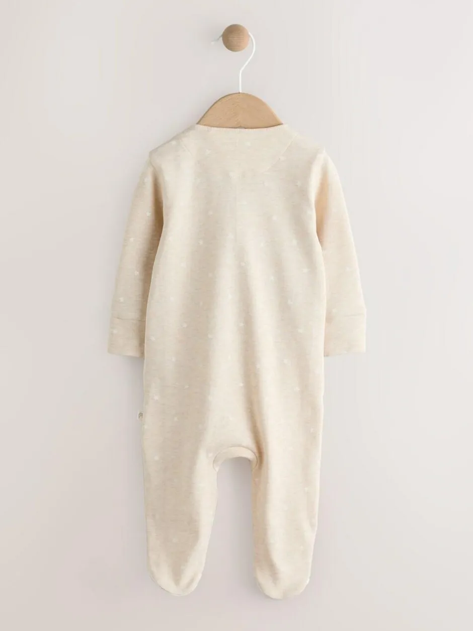 Next Two Way Zip Baby Sleepsuit (0-18mths) Neutral I Love My Daddy Sale