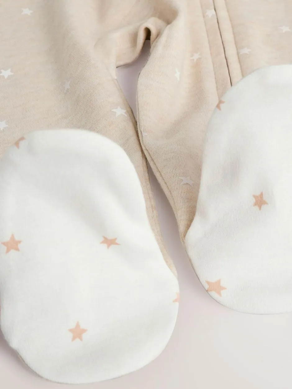 Next Two Way Zip Baby Sleepsuit (0-18mths) Neutral I Love My Daddy Sale