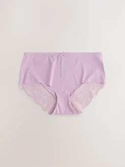 Next Neutral Midi No VPL Lace Back Briefs 5 Pack Outlet