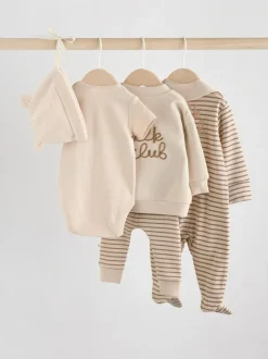 Next Baby Bundle Gift Set 7 Piece (0-18mths) Neutral Milk Club Online