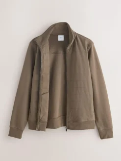 Next Non-Hooded Hybrid Full Zip Jacket Neutral Discount
