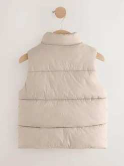 Next Neutral Padded Gilet (3mths-10yrs) New