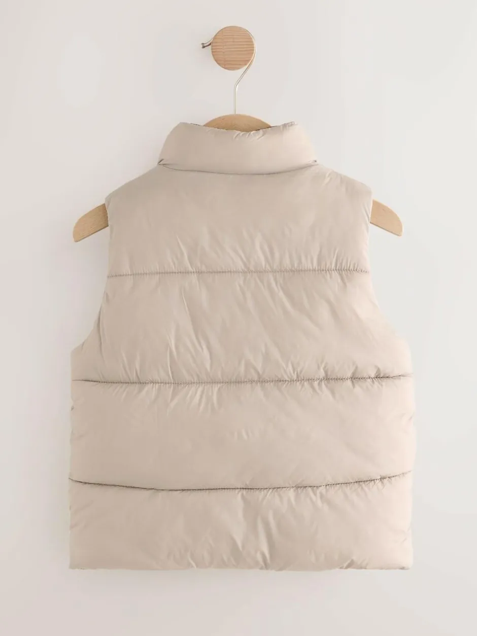 Next Neutral Padded Gilet (3mths-10yrs) New