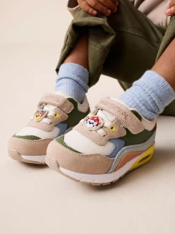 Next Neutral Paw Patrol Standard Fit (F) Elastic Lace Trainers Best