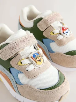 Next Neutral Paw Patrol Standard Fit (F) Elastic Lace Trainers Best