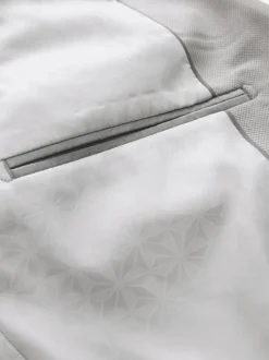 Next Neutral Regular Fit Textured Suit Jacket Sale