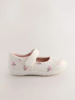Next Standard Fit (F) First Walker Mary Jane Shoes Neutral
