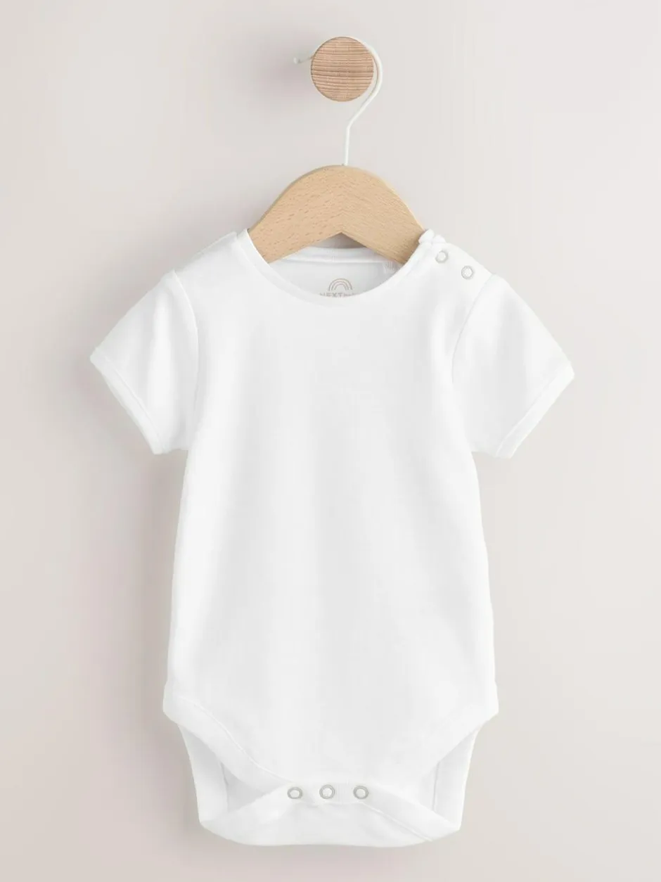 Next Woven Dungaree and Bodysuit Baby Set (0mths-2yrs) Neutral Stripe Online