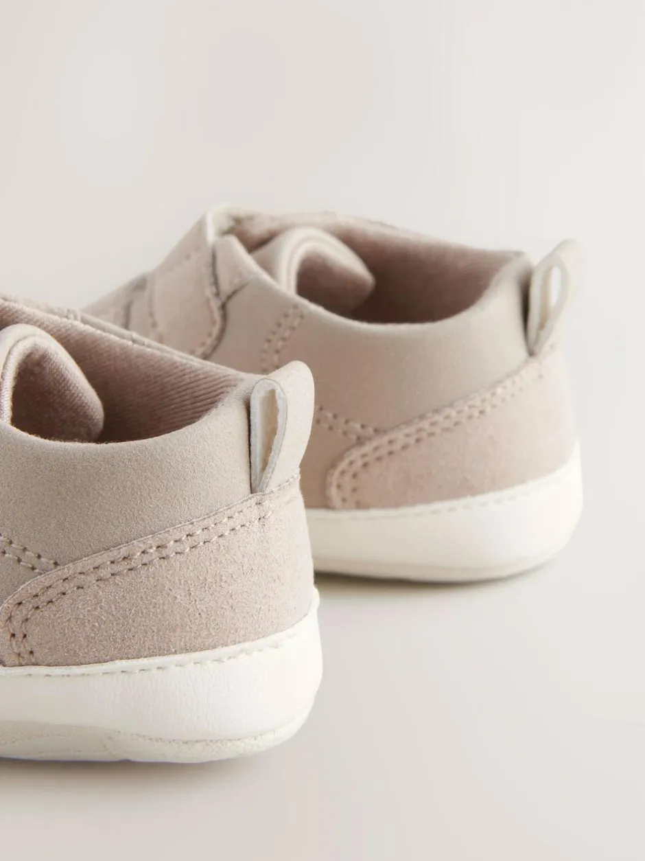 Next Neutral Touch Fastening Baby Trainers (0-2mths) Online