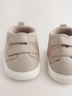 Next Neutral Touch Fastening Baby Trainers (0-2mths) Online