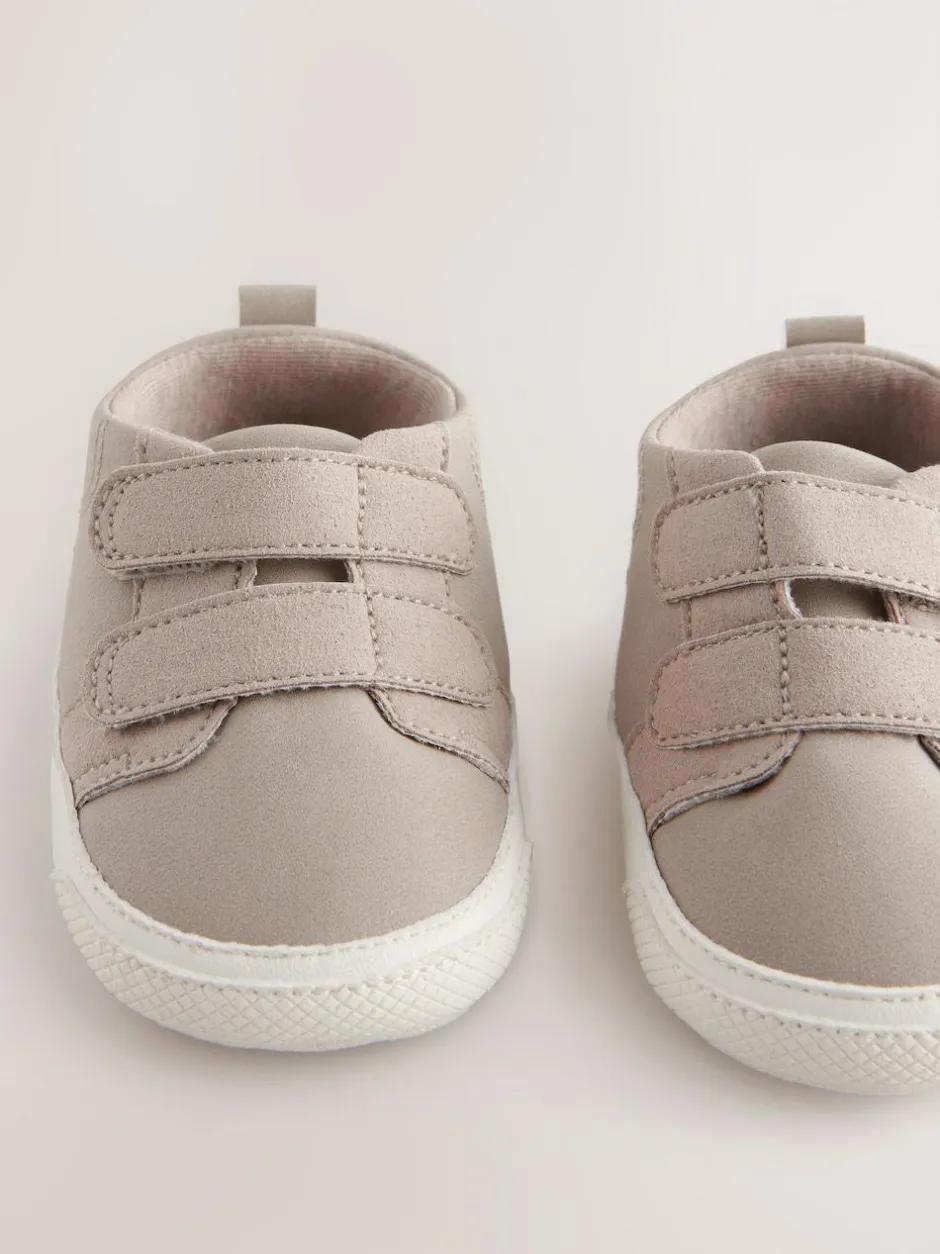 Next Neutral Touch Fastening Baby Trainers (0-2mths) Online