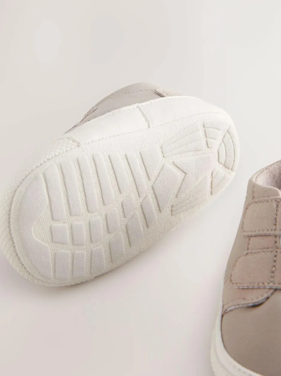 Next Neutral Touch Fastening Baby Trainers (0-2mths) Online