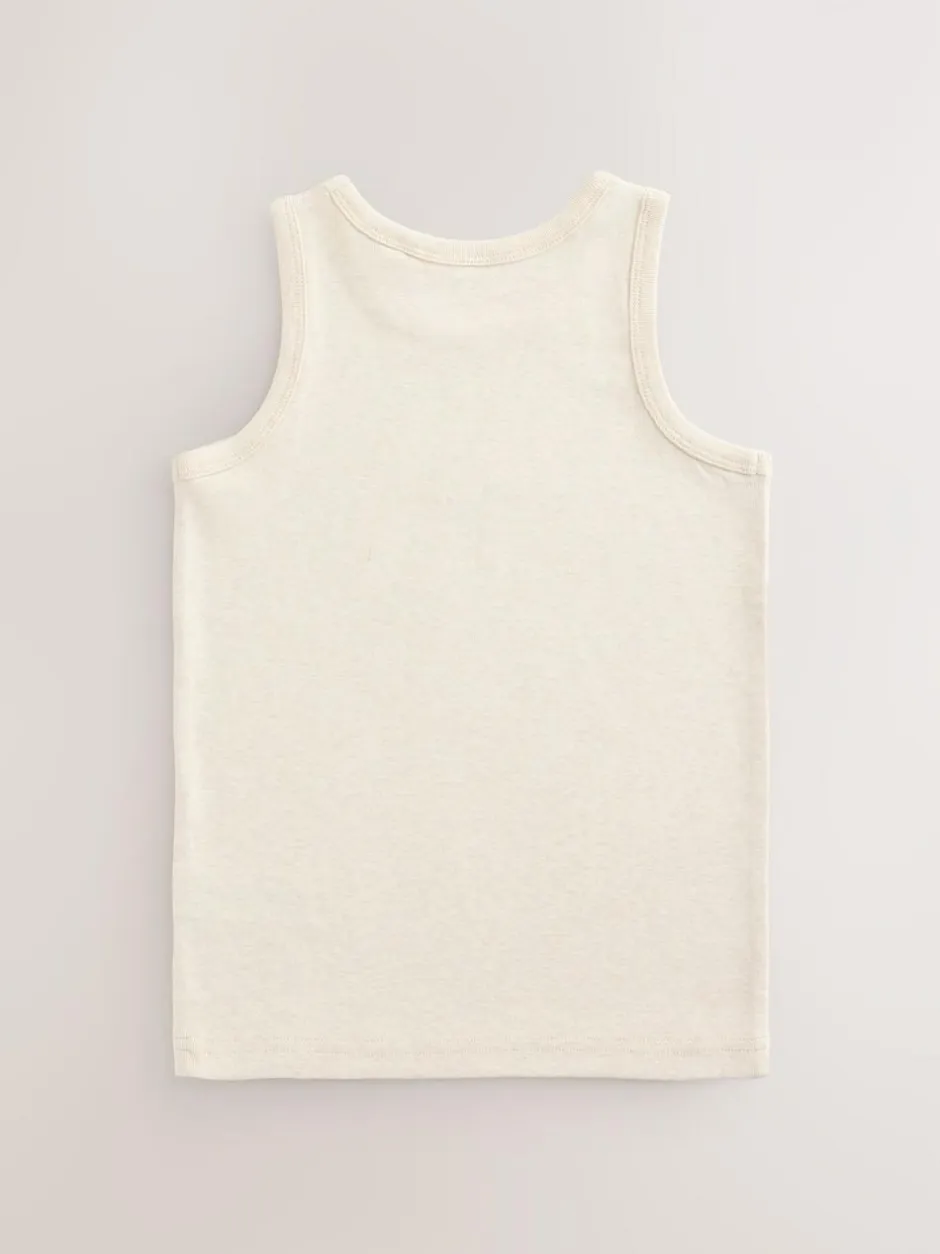 Next Neutral Vests 5 Pack (1.5-16yrs) Online