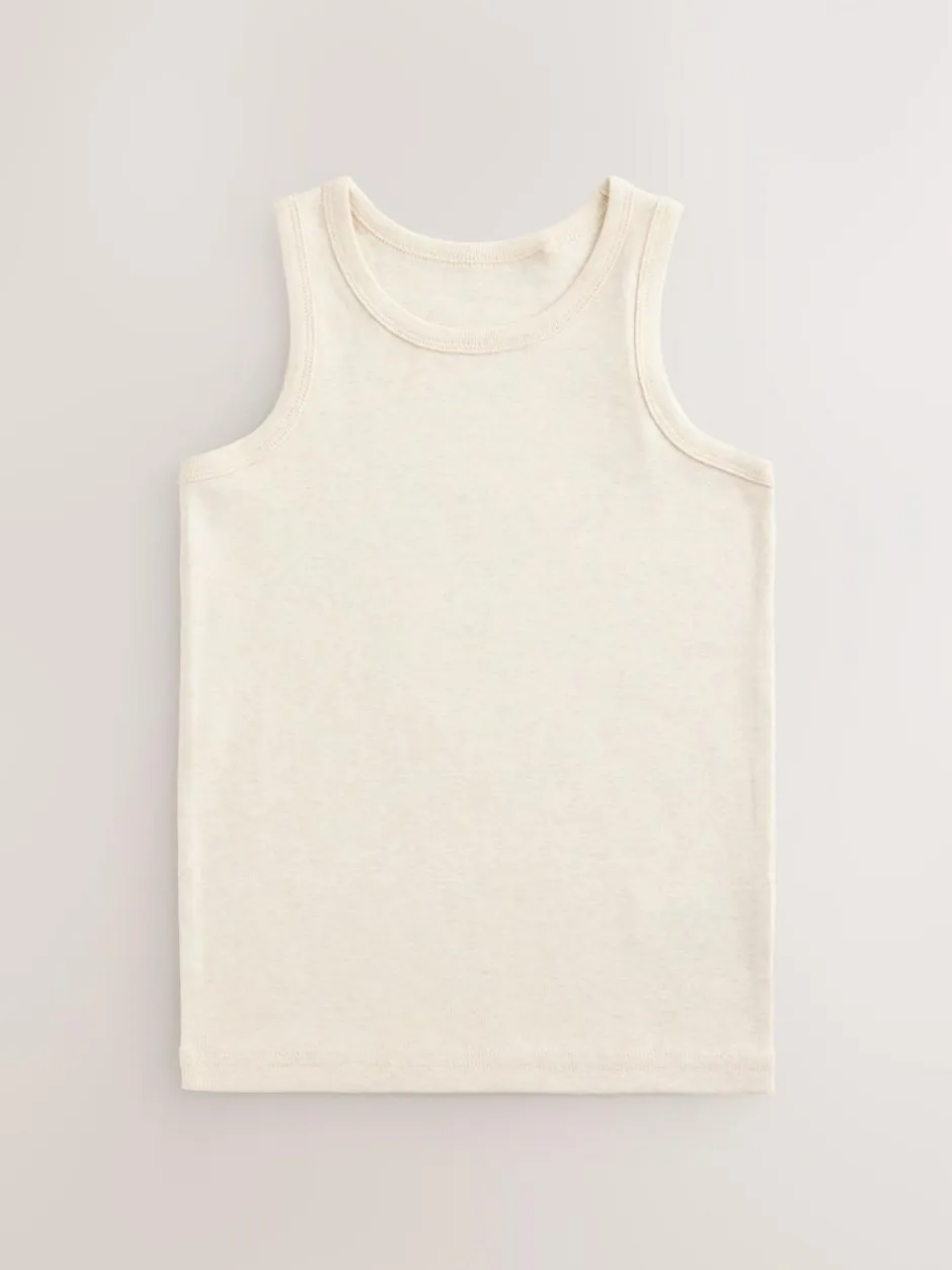 Next Neutral Vests 5 Pack (1.5-16yrs) Online