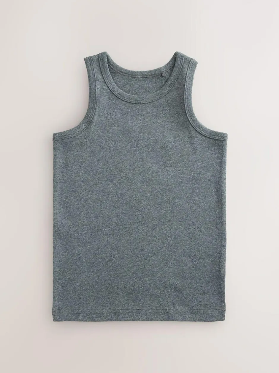 Next Neutral Vests 5 Pack (1.5-16yrs) Online