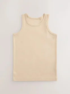 Next Neutral Vests 5 Pack (1.5-16yrs) Online