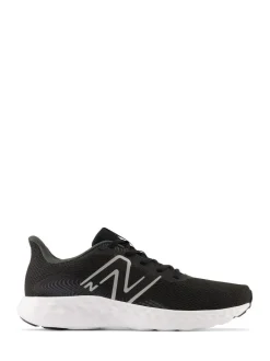 New Balance Mens 411 Trainers Black Chrome Discount