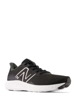 New Balance Mens 411 Trainers Black Chrome Discount