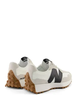 New Balance 327 Trainers Black on White Discount