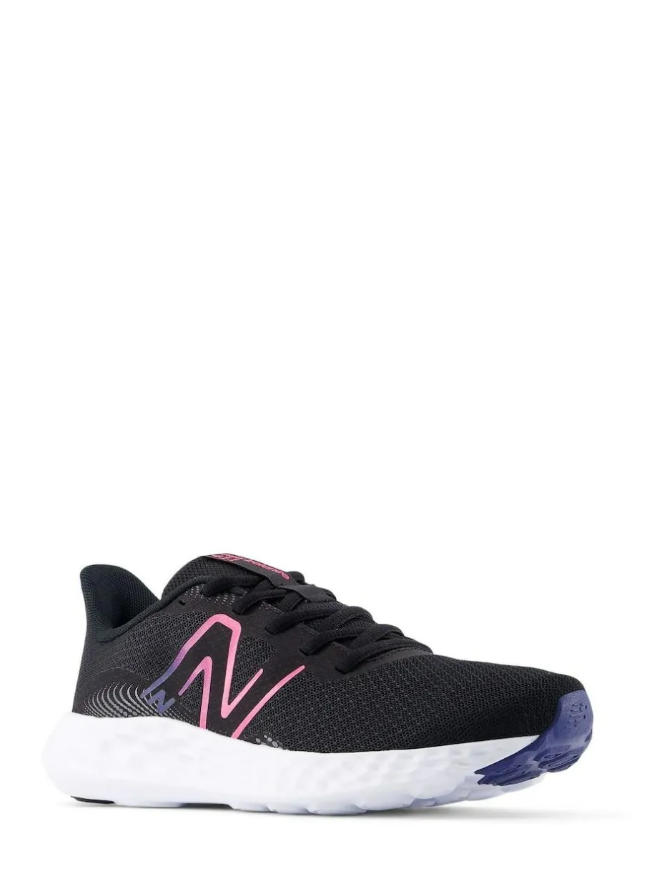 New Balance Womens 411 Trainers Black/Pink Outlet