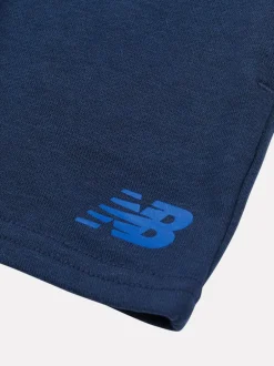 New Balance Kids Zip Thru Hoodie 100% Cotton T-Shirt & Shorts Set Navy Hot