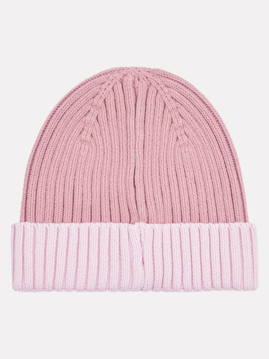 New Balance Contrast Beanie Pink Hot