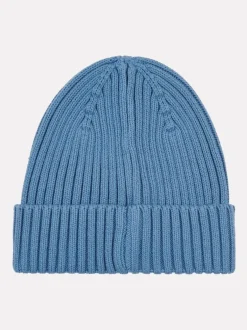 New Balance Shoreline Blue Tab Beanie Hat Hot