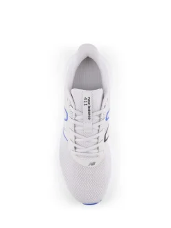 New Balance White/Blue Mens 411 Trainers Clearance