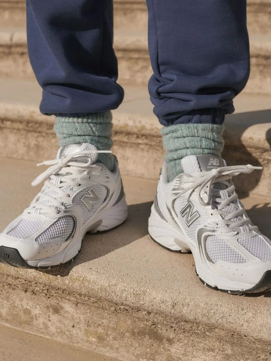 New Balance White/Silver Womens 530 Trainers