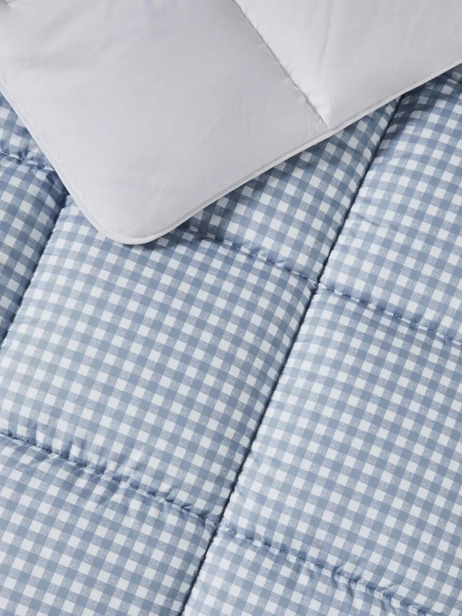 Night Lark Gingham 4.5 Tog Coverless Duvet Set Best