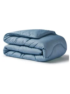 Night Lark Linen 4.5 Tog Coverless Duvet Blue Sale