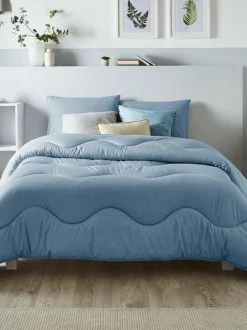 Night Lark Linen 10.5 Tog Coverless Duvet Blue Online