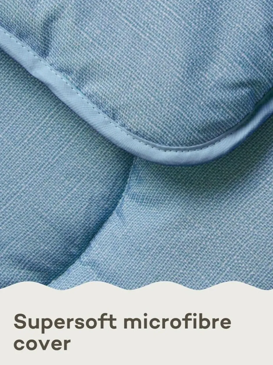Night Lark Linen 10.5 Tog Coverless Duvet Blue Online