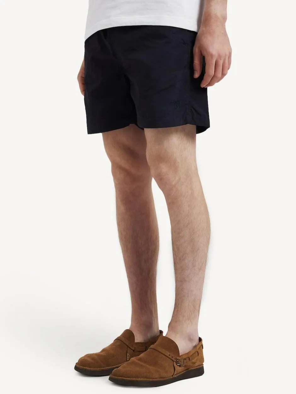 Norse Projects Hauge Nylon Swim Shorts Navy Blue Discount