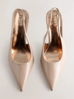Next Forever Comfort® Point Toe Slingback Heels Nude Online