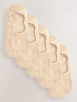 Next Invisible Socks 5 Pack Nude Outlet
